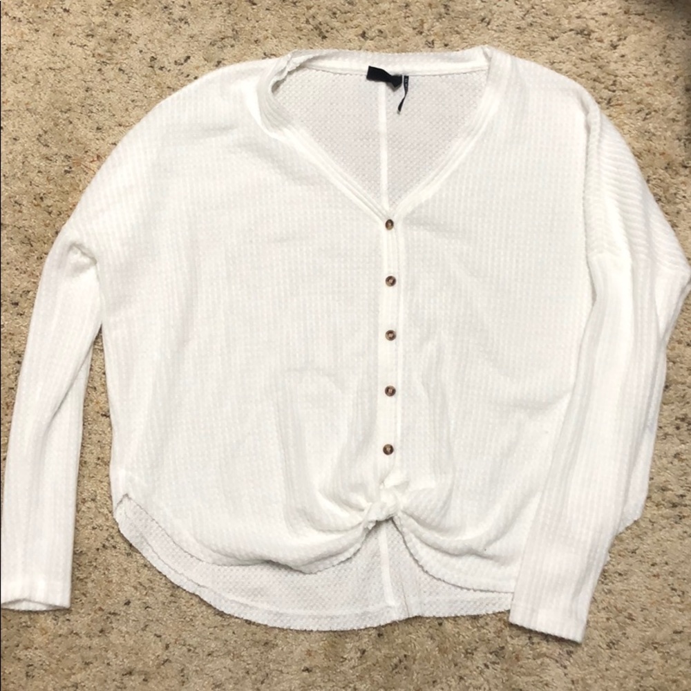 Urban outfitters knotted Henley